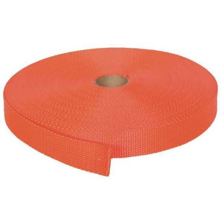 Bulk-Strap Bulk Webbing, 102ft x 3/4In, 2800 lb N34102OR