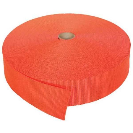 Bulk-Strap Bulk Webbing, 150ftx1-1/2In, 5700 lb N15150OR