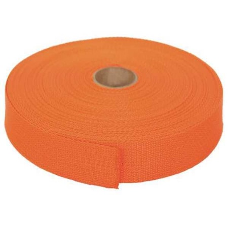 Bulk-Strap Bulk Webbing, 102 ft x 1 In, 500 lb P01102OR