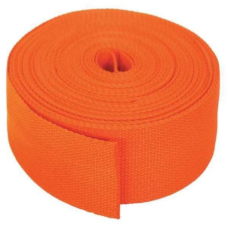 Bulk-Strap Bulk Webbing, 51ft x 1-1/2In, 750 lb P15051OR