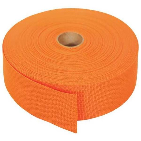 Bulk-Strap Bulk Webbing, 102ft x 1-1/2In, 750lb P15102OR