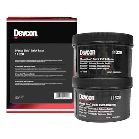 Devcon Instant Adhesive Kit, 11320 Series, Light Yellow, 11 g, Dual-Cartridge, 1:01 Mix Ratio 11320