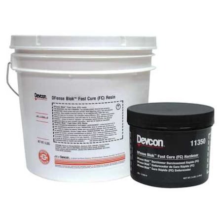 DEVCON Epoxy Adhesive, 11350 Series, Gray, 2:01 Mix Ratio, 2 to 3 hr Functional Cure, Pail 11350