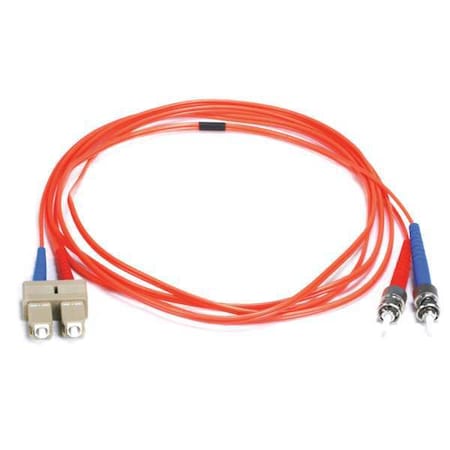 Monoprice Fiber Optic Patch Cord, ST/SC, 2m, Multi 2607