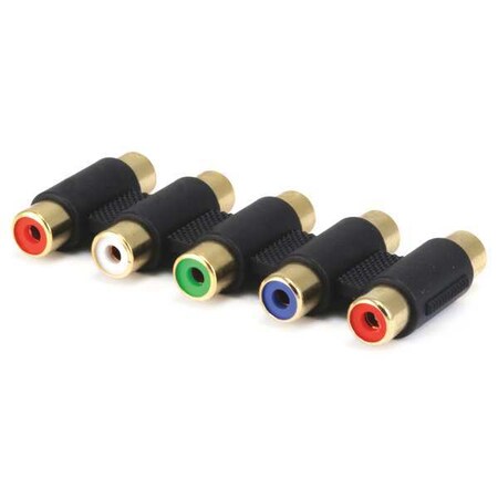 Monoprice RCA Jack to Jack Adapter (R, G, BY, W) 7236