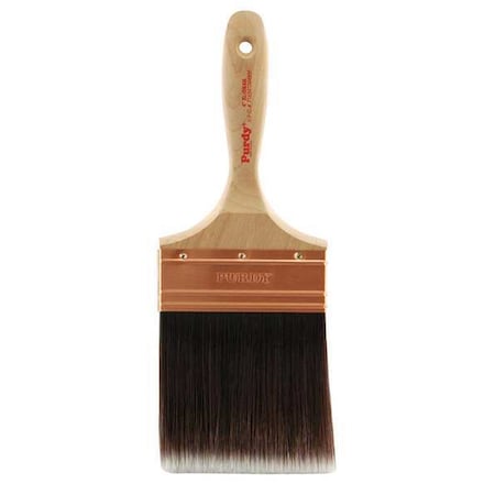 Purdy 4" Flat Sash Firm, Nylon/Polyester Bristle, Paint Brush, Hardwood Handle 144400340