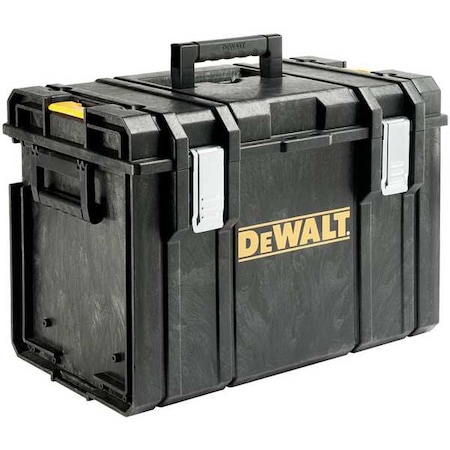 Dewalt TOUGHSYSTEM(R) Tool Box, Plastic, Black, 14-3/8" W x 16-1/8" H DWST08204