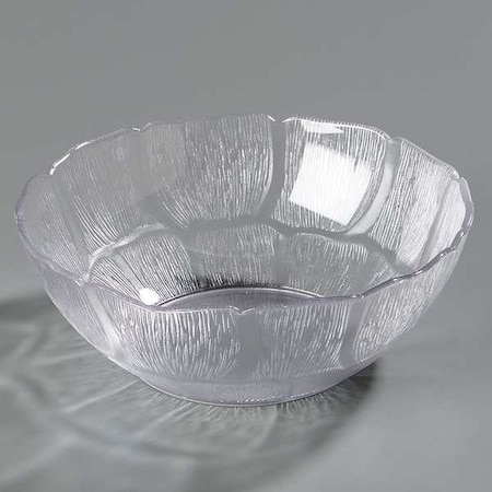 Carlisle Foodservice Petal Mist Bowl, 1-1/4 qt., Polycarbonate Clear PK36 6908GR07