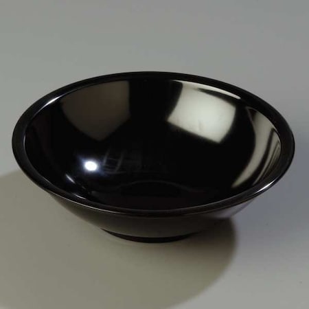 Carlisle Foodservice Bowl, 27-1/2 oz., Melamine Black PK48 800BGR03