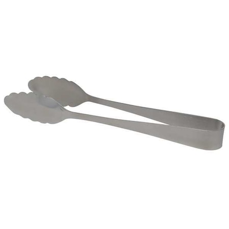 Carlisle Foodservice Scalloped Serving Tong, SS, 10.5 In, PK12 607683
