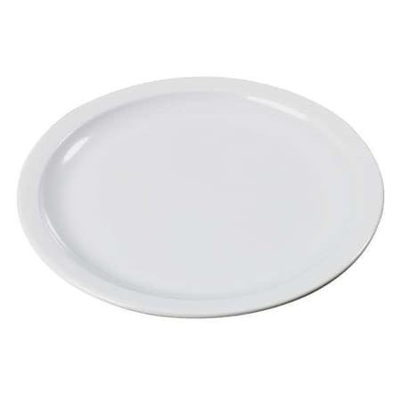 Carlisle Foodservice Bread and Butter Plate, 5-15/32", Melamine White PK48 KL205GR02
