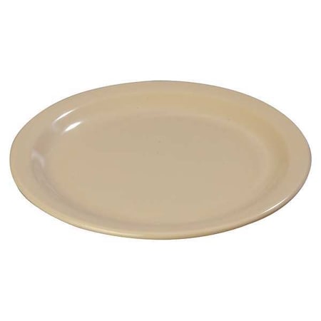 Carlisle Foodservice Dinner Plate, 10-1/4", Melamine Tan PK48 43500GR25