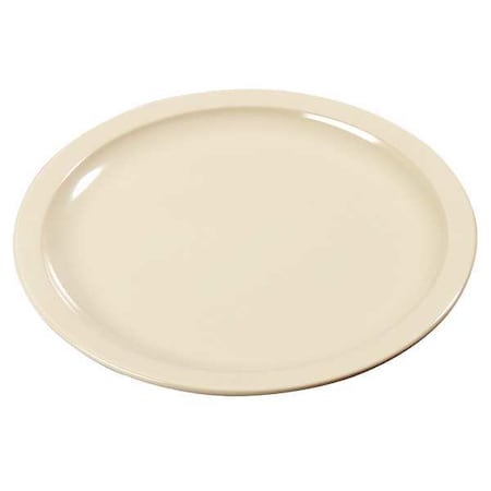 Carlisle Foodservice Pie Plate, 6-1/2", Polycarbonate Tan PK48 KL204GR25