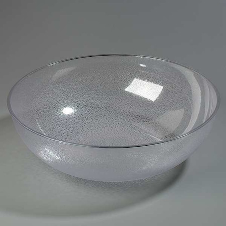 Carlisle Foodservice Pebbled Bowl, 33 qt., Clear PK4 722307