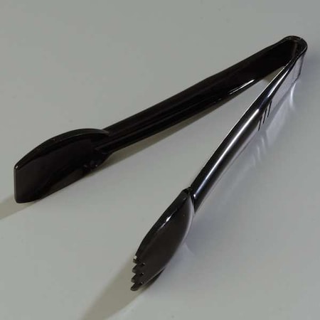 Carlisle Foodservice Salad Tong, Black, 9.03 In, PK12 460903