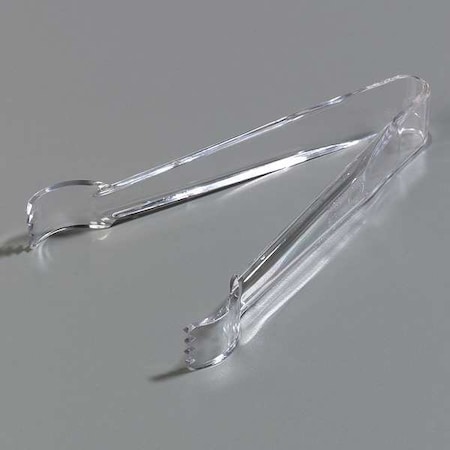 Carlisle Foodservice Pom Tong, Clear, 6.1 In, PK12 420607