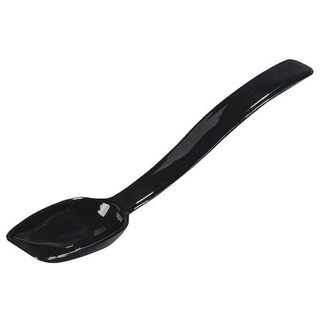 Carlisle Foodservice Solid Spoon, Black, 8 In, PK12 445003