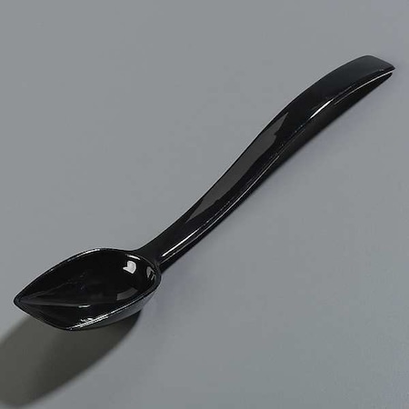 Carlisle Foodservice Solid Spoon, Black, 10 In, PK12 447003