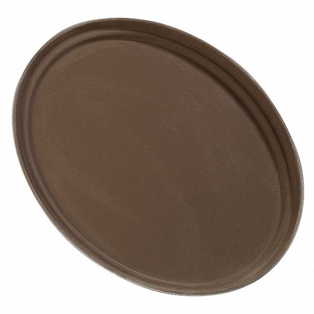 Carlisle Foodservice Griptite Tray, Oval 24 x 19.25, Tan, PK6 2500GR2076