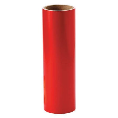 Brady Shadow Roll Vinyl, Adhesive: Acrylic Red, 12" W x 12 ft. L, 4 mil Thick 121117