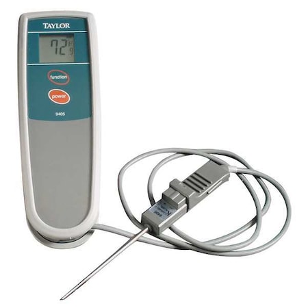 Taylor 8" LCD Digital Food Service Thermometer with -40 to 450 (F) 9405