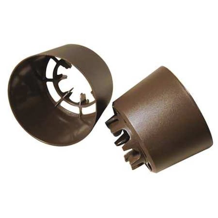 W F Harris Lighting Hood, Snap-On, Bronze 400-BZ