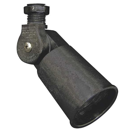W F Harris Lighting Lampholder, Threaded, Black, PAR38, 150W 150-BK