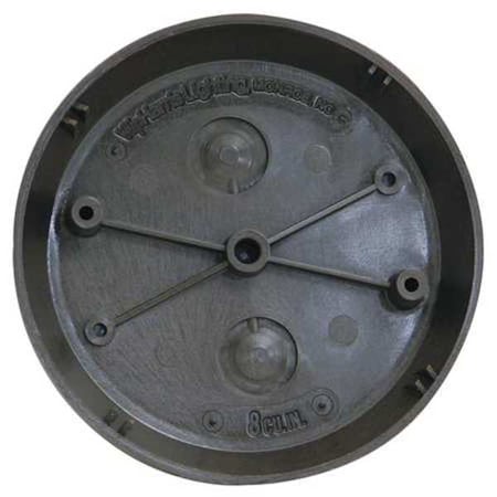 W F Harris Lighting Surface Mnt Wiring Box, Black, 5 InL 1-BK