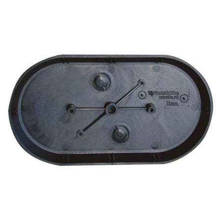 W F Harris Lighting Surface Mnt Wiring Box, Black, 9 InL 2-BK