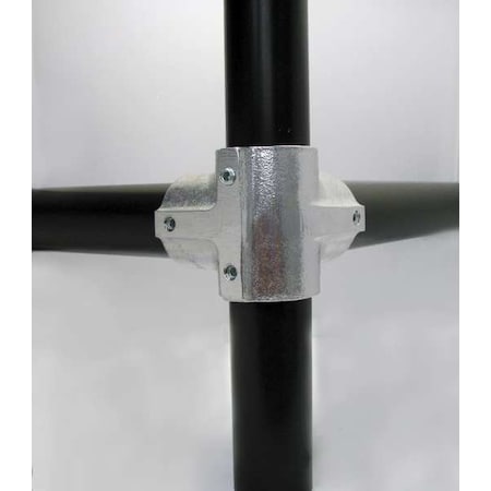 Hollaender Structural Fitting, Tee, Aluminum, 2 in Pipe Size, 32510 lb Tensile Strength 11-9