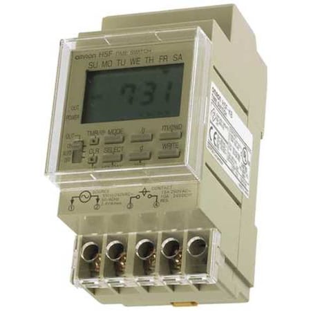 Omron Electronic Timer, 7 Days, SPST-NO H5F-KB