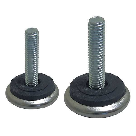 S & W Manufacturing Furniture Glides, Screw-In, Rd, 1-9/16", PK4 SW-5T16
