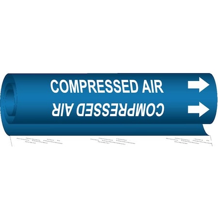 Brady Pipe MarkeCompressed AiBl, 1/2to1-3/8 In 5660-O