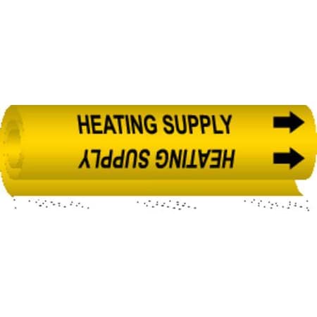 Brady Pipe Mrkr, Heating Supply, 1-1/2to2-3/8 In, 5701-I 5701-I
