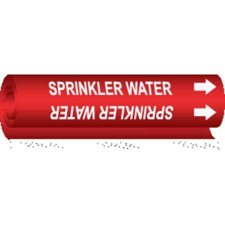 Brady Pipe MarkeSprinkler Wate1/2to1-3/8 In 5765-O