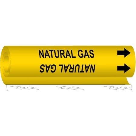 Brady Pipe Markr, Natural Gas, Y, 2-1/2to7-7/8 In, 5726-II 5726-II