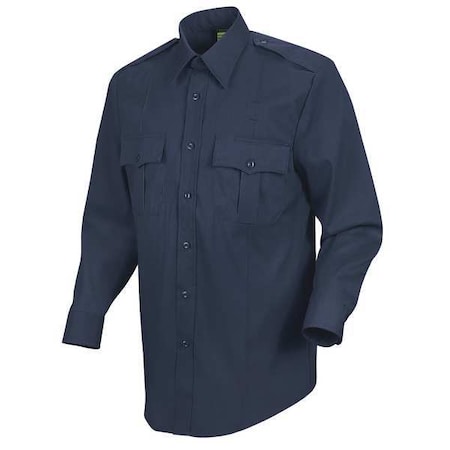 Horace Small Men's Sentry Plus Law Enforcement Shirt With Zipper, 100% Polyester, 2 Pocket(s), Navy, S HS1150 14532