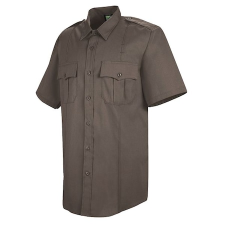 Horace Small Men's Police Shirt, 100% Polyester, 2 Pocket(s), Brown, 3XL HS1245 SS 195