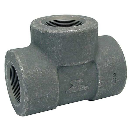 Anvil Tee Tee, 3/4" Pipe, FNPT, Forged Steel, Class 6000 0361225006