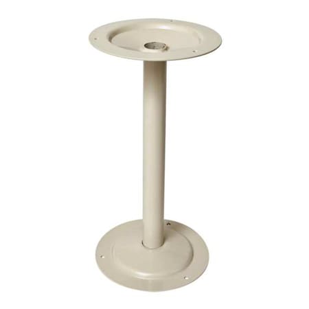 Hallowell Bench Pedestal, H 15-7/8, Steel, Parchment 4805PT