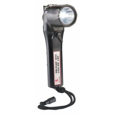 Pelican Black No Led Industrial Handheld Flashlight, 126 lm 3610