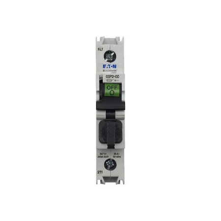 Eaton Bussmann Disconnect Switches, 0 to 30A Amp Range, 347V AC Volt Rating, 1 Poles, Box Lug CCP2-1-30CC