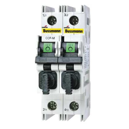 Eaton Bussmann Disconnect Switches, 0 to 30A Amp Range, 240V AC Volt Rating, 2 Poles, Box Lug, Midget Fuse Type CCP2-2-30M