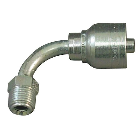 Eaton Aeroquip Hose Fitting, Crimp, 45 Degree Elbow 1AA6MFB6