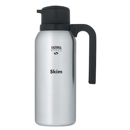 Thermos Creamer Carafe, Skim Imprint, 32 oz. Stainless Steel TGB10SCSK6ARCA