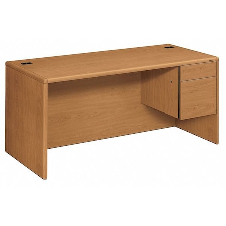 Hon Office Desk, 30 in D X 29 1/2 in H, Harvest, Laminate 66 in W X H10783R.CC