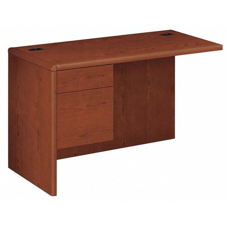Hon Left Desk Return, 24 in D X 29 1/2 in H, Henna Cherry, Laminate 48 in W X HON10716LJJ