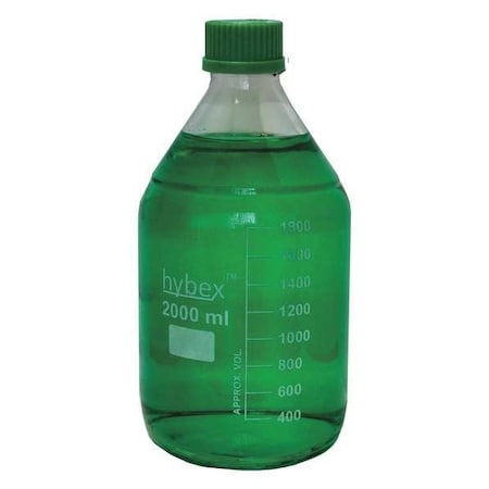 Benchmark Scientific Storage Bottle, 2000Ml Stand B Cap, PK5 B3000-2000-G