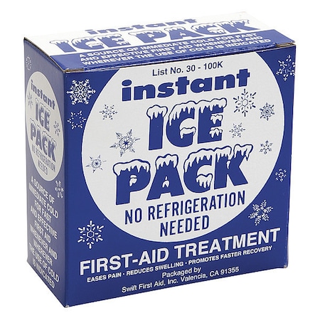 North Cold Pack, Latex-Free, 9 in L, 6 in W, White 80100K