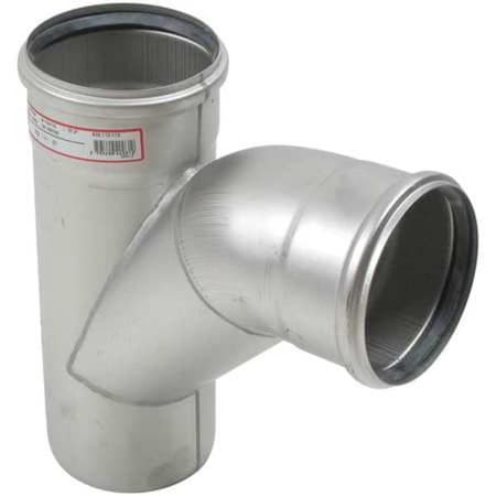Blucher 2" Push Fit 316 SS Combination Bend Wye WB-2x2-90-316